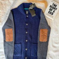 Selected Men’s Woven Cardigan