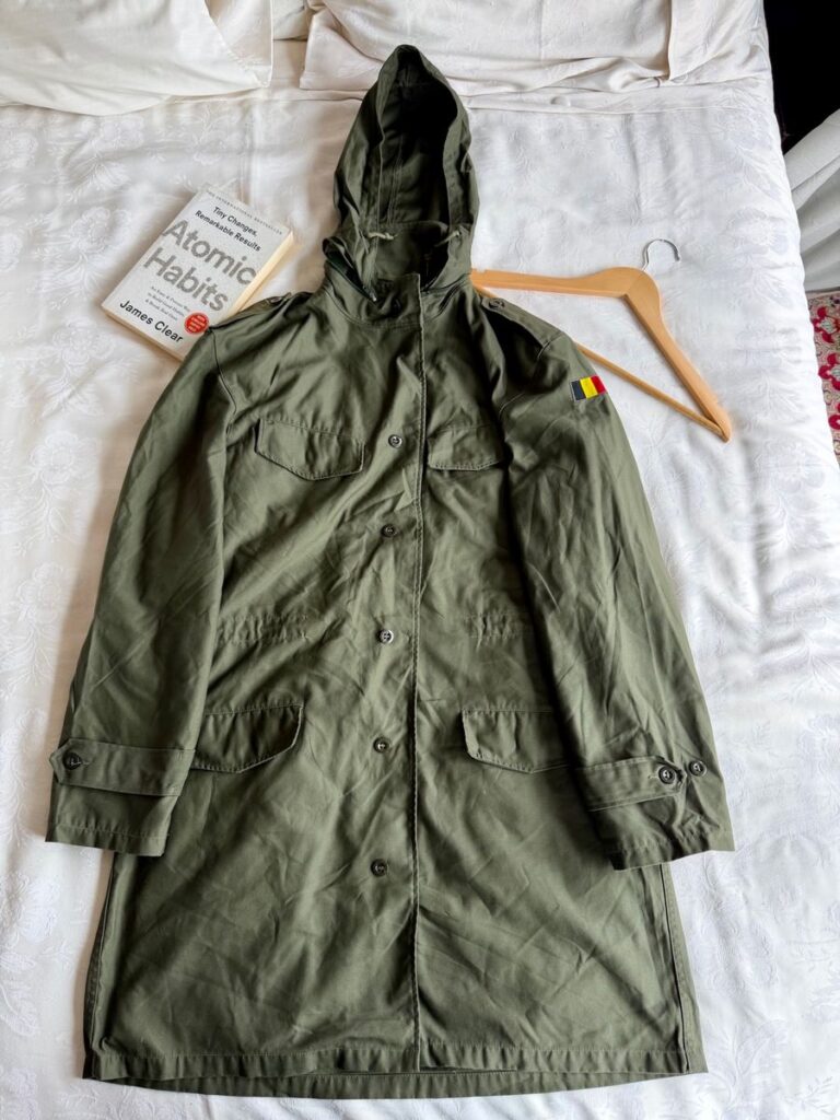 BELGIAN ARMY JACKET COAT De3483 768x1024